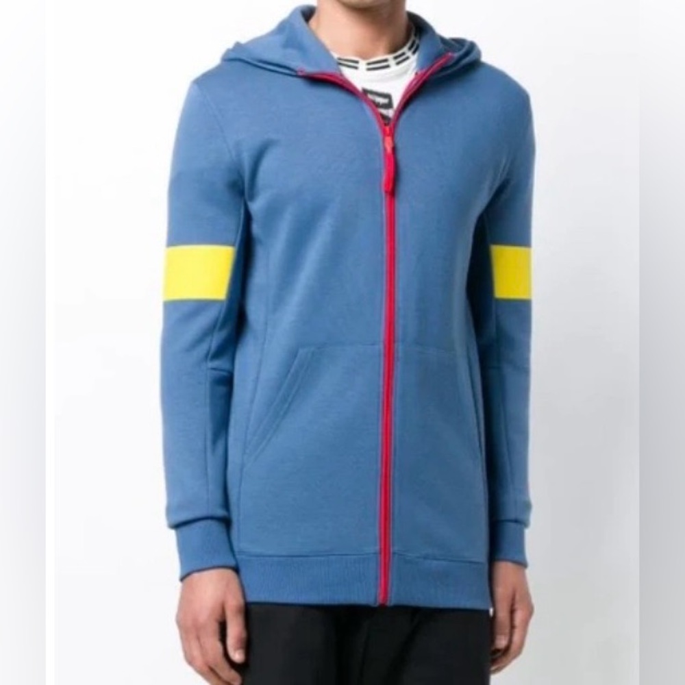 Damir Doma LOTTO Powder Blue Wili  Zip-Up Hoodie NWT S